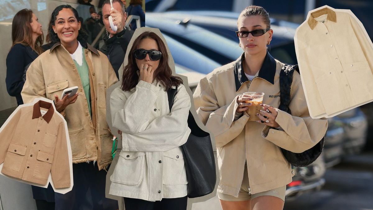 Fashionable women in utility jackets showcasing the 2025 utility jacket trend in urban settings.