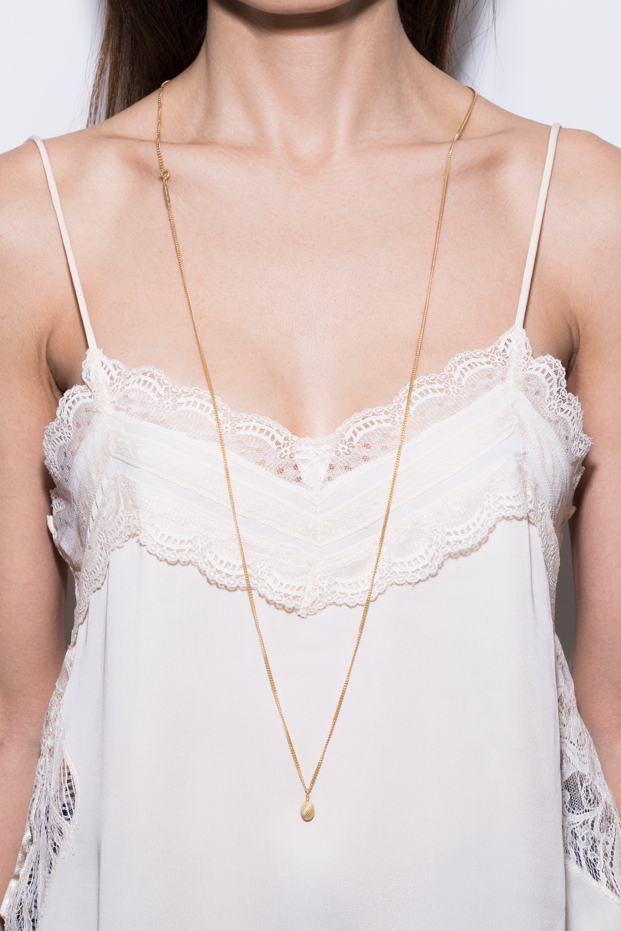 bottle long collier 18k