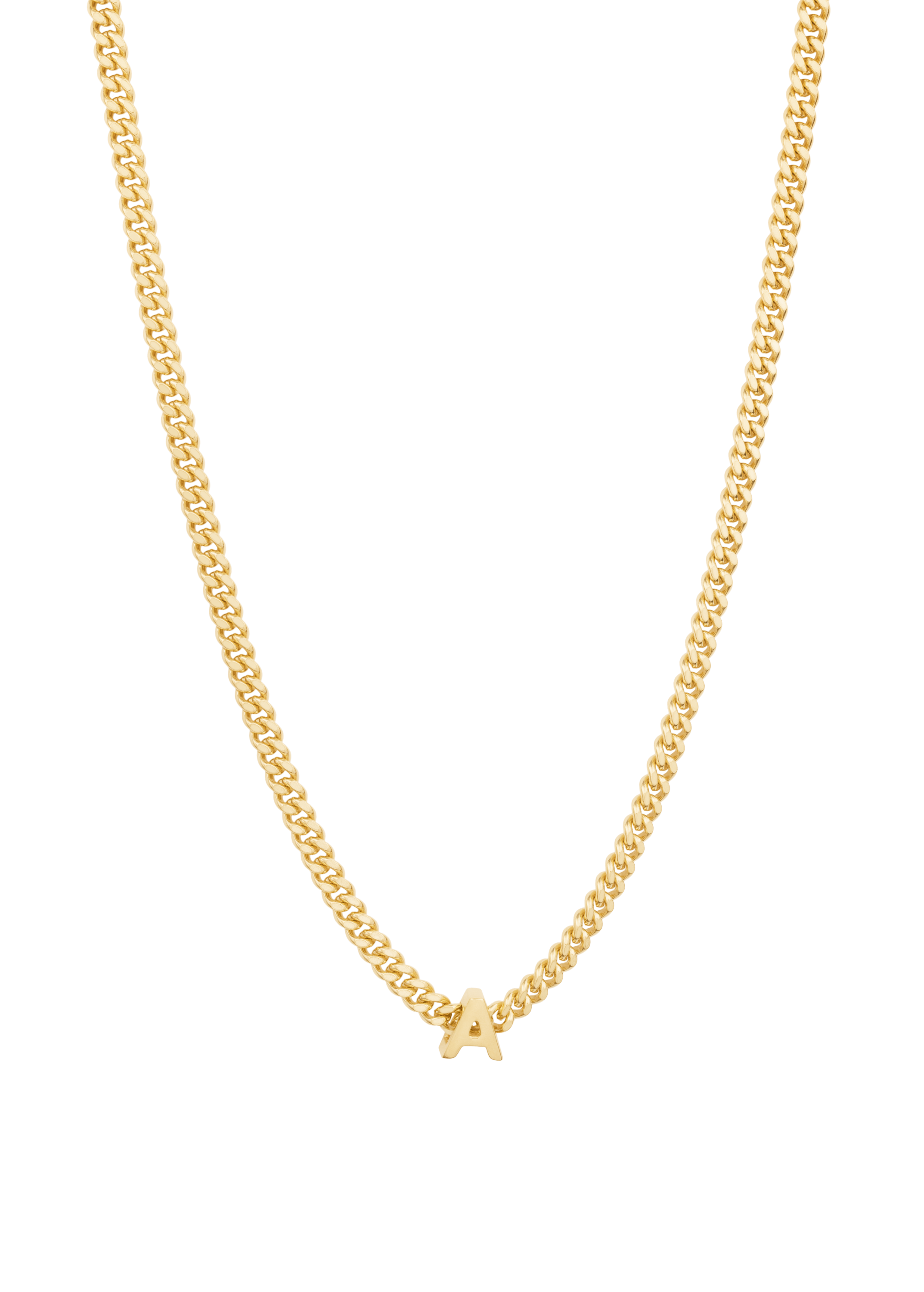 collier alphabet avec pendentif A