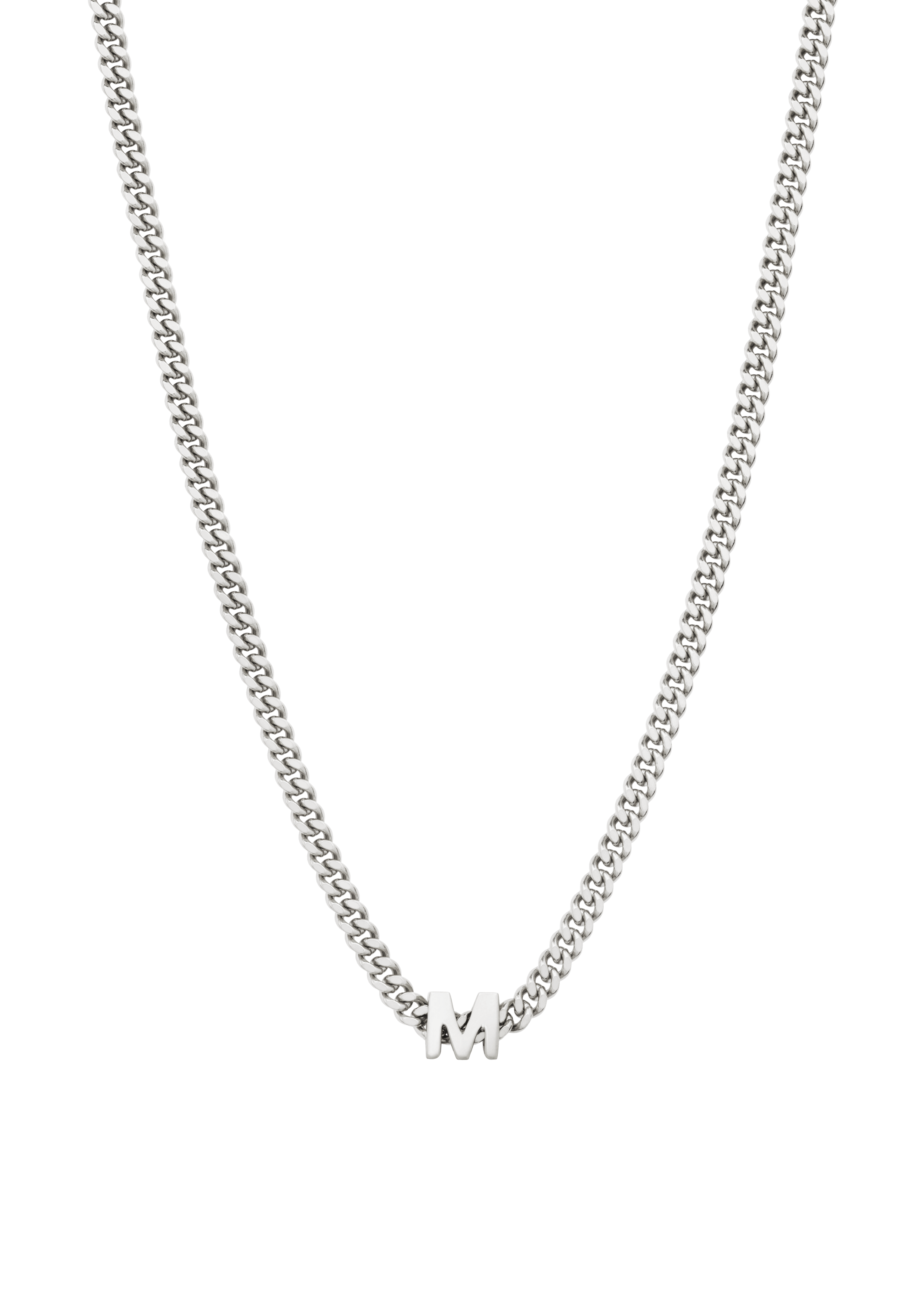 alphabet necklace with pendant M necklaces