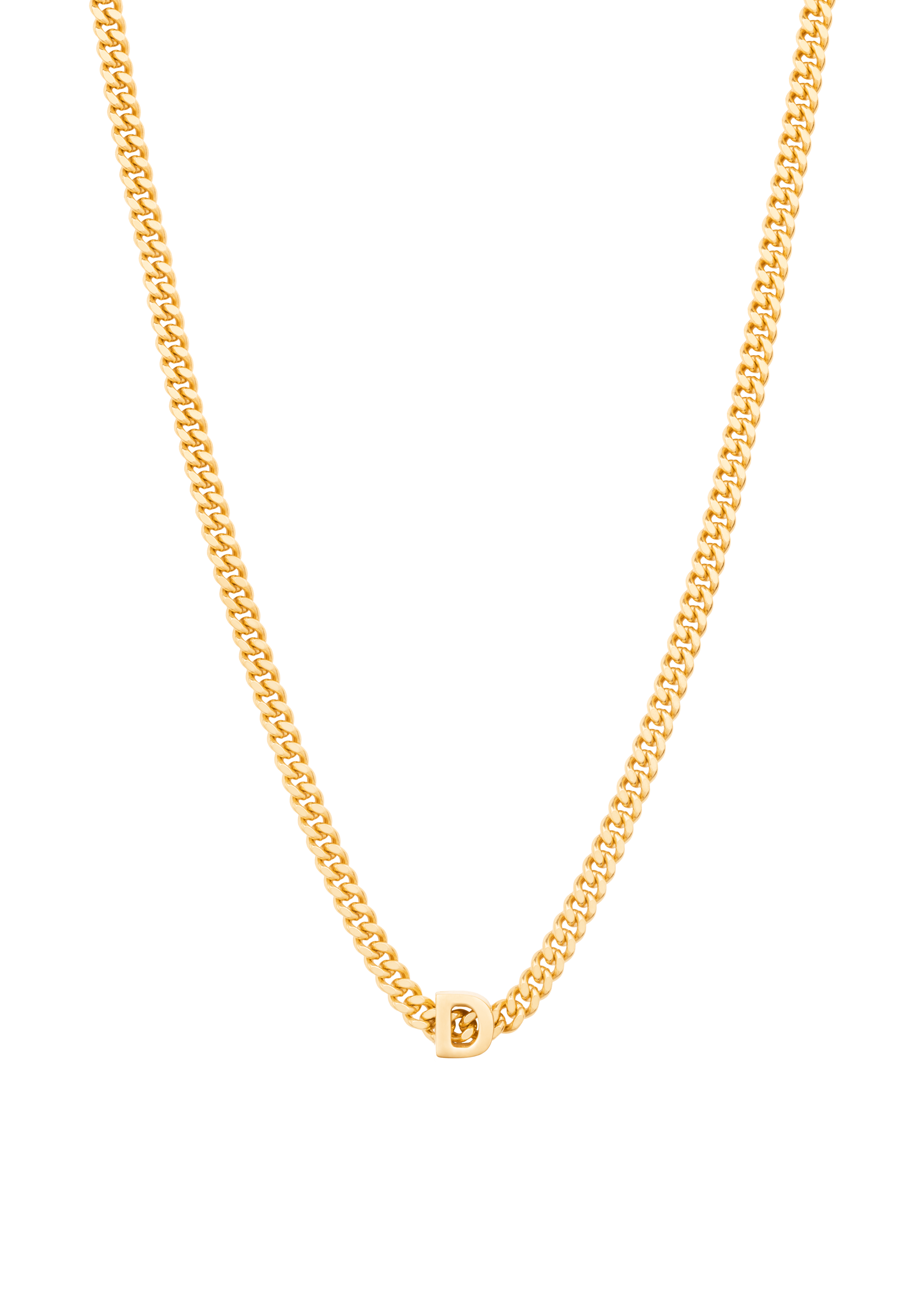 collier alphabet avec pendentif D