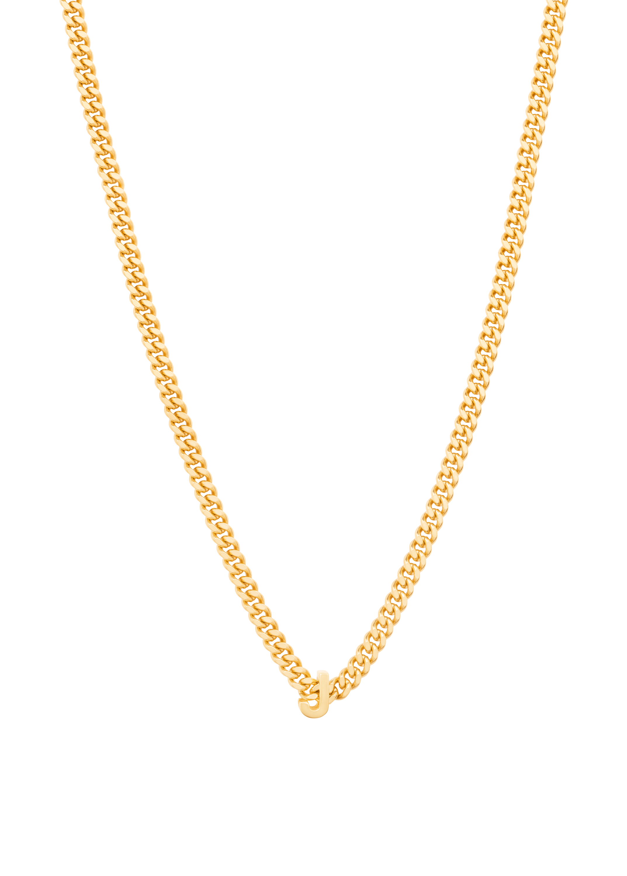 collier alphabet avec pendentif J