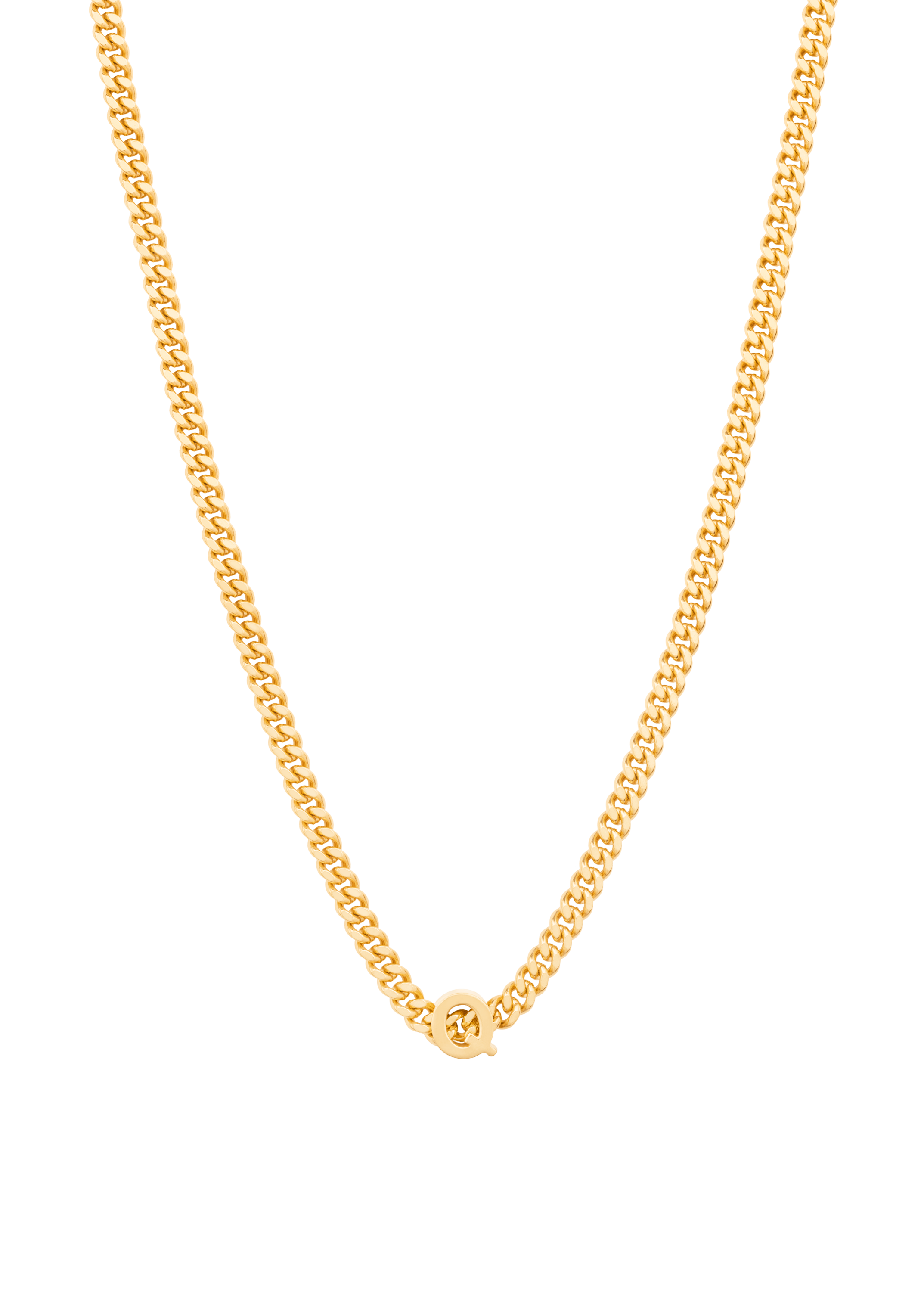 collier alphabet avec pendentif Q