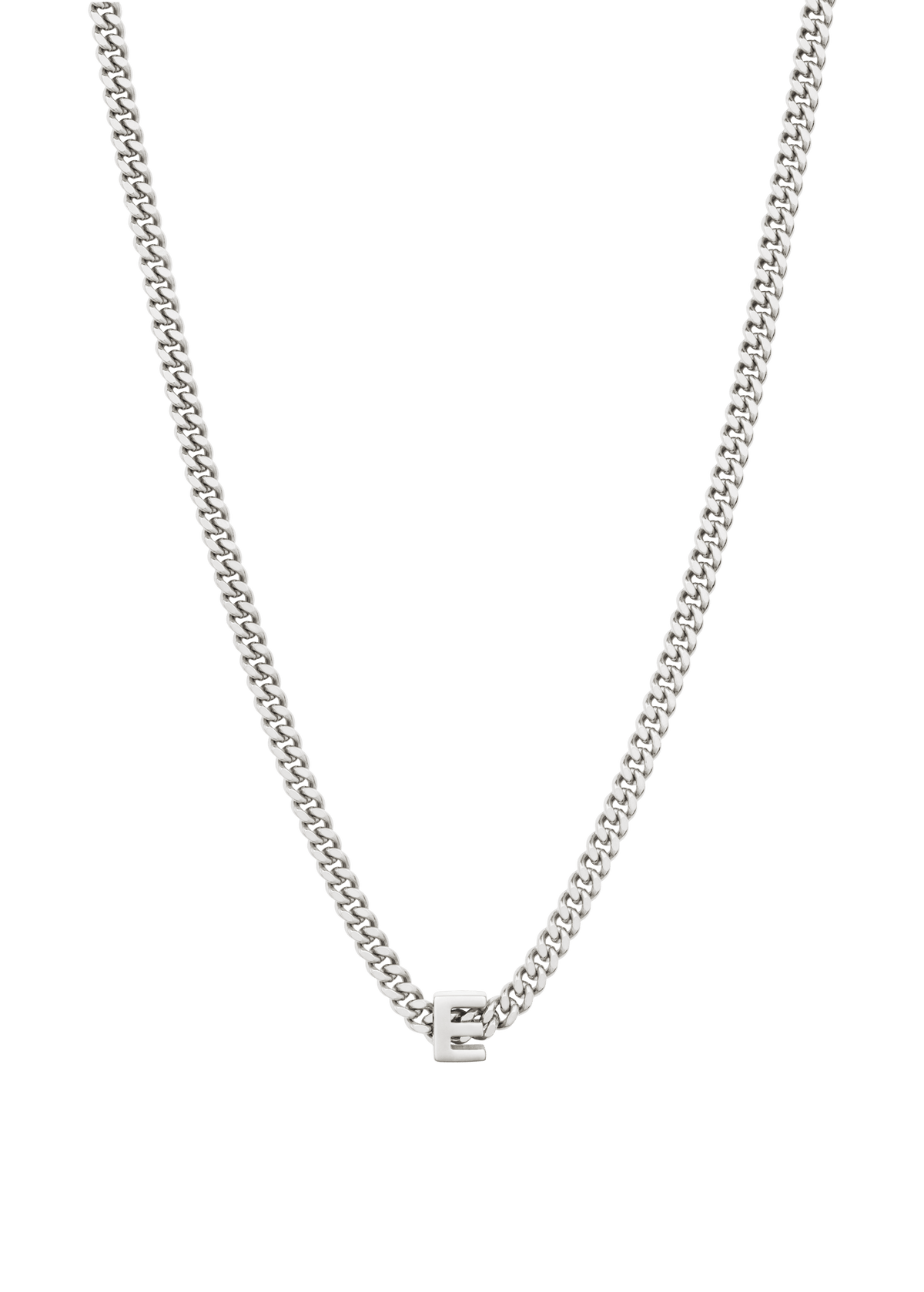 alphabet necklace with pendant E Necklaces