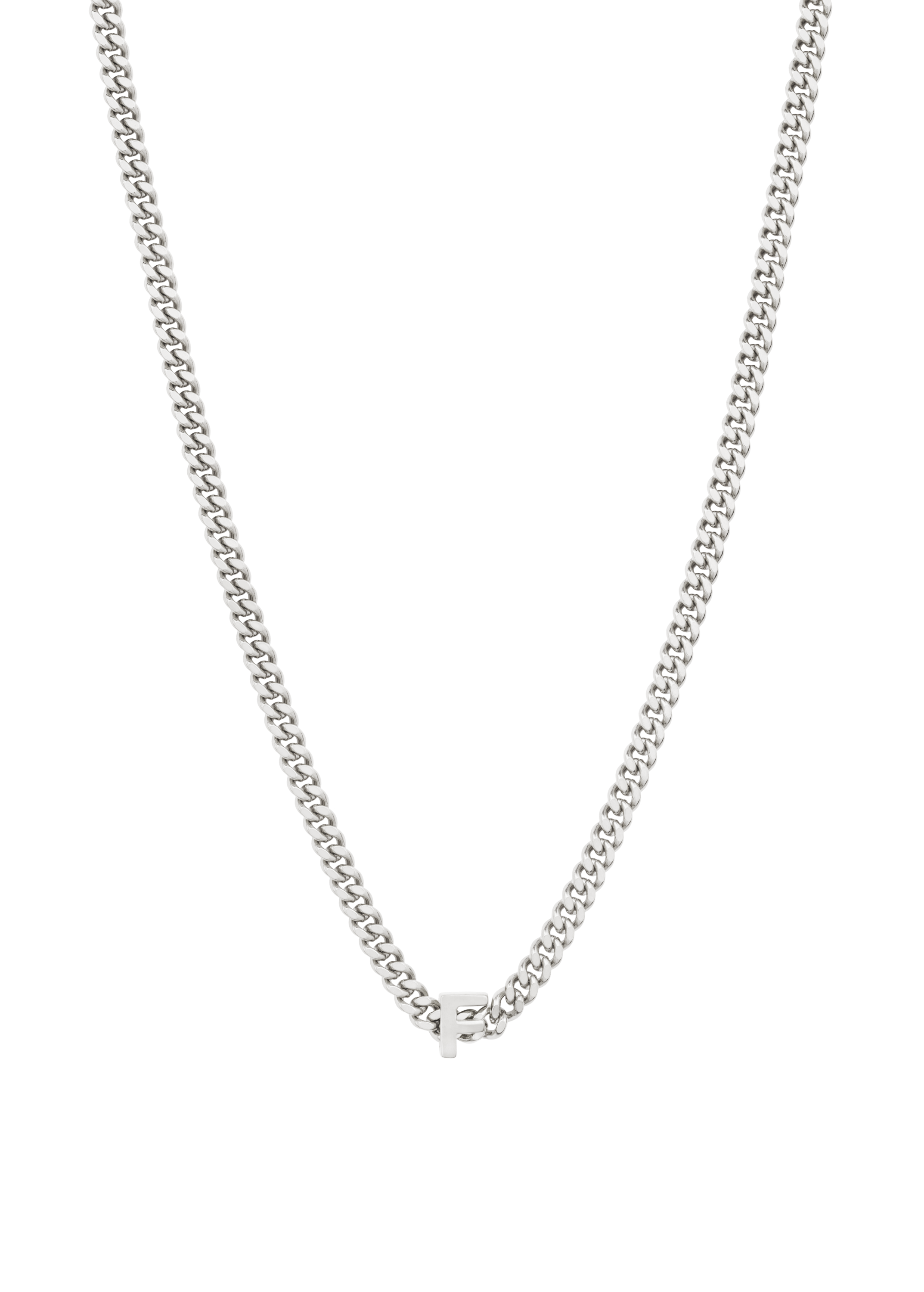 alphabet necklace with pendant F necklaces