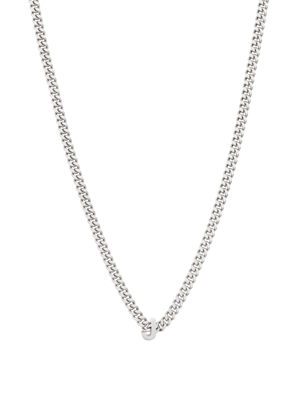 alphabet necklace with pendant J Necklaces