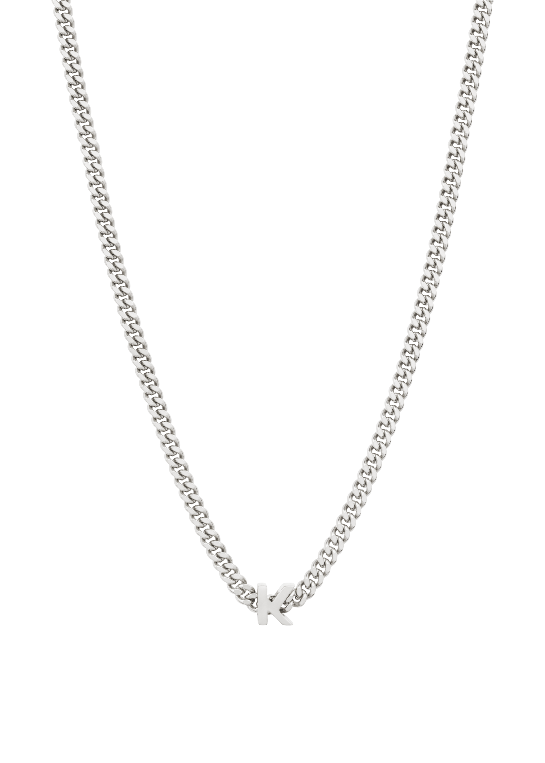 alphabet necklace with pendant K necklaces