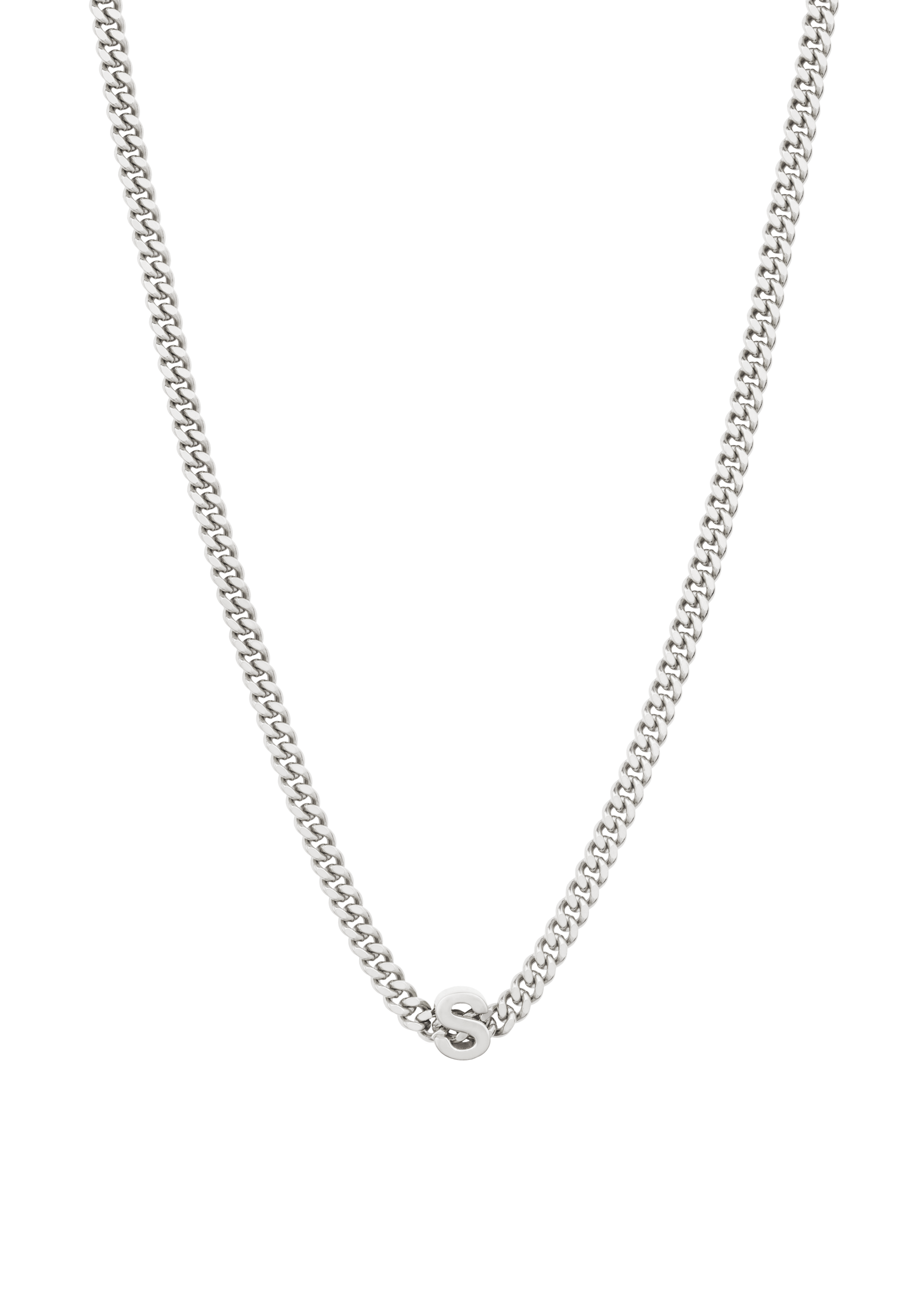 alphabet necklace with pendant S necklaces