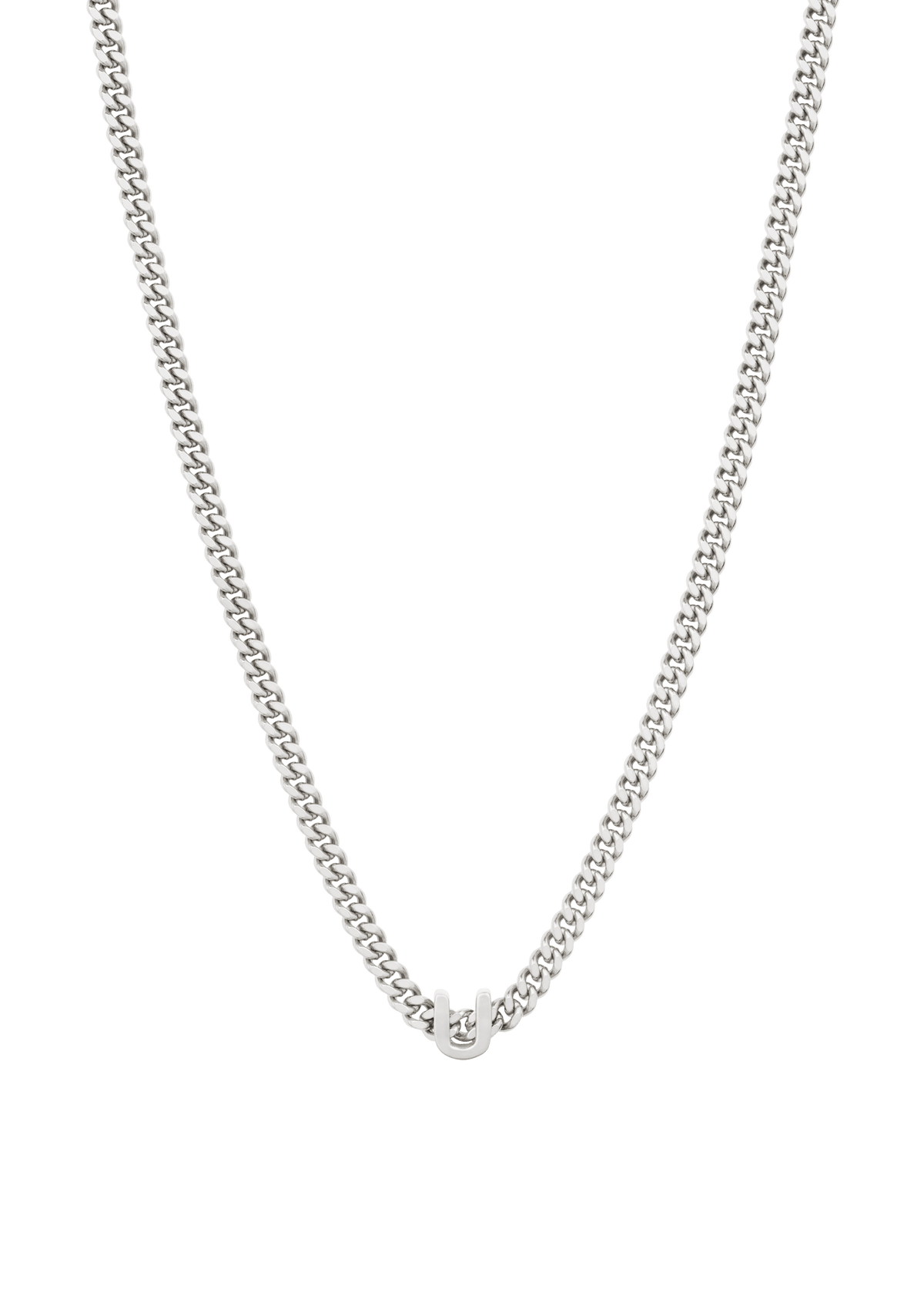 alphabet necklace with pendant U Necklaces