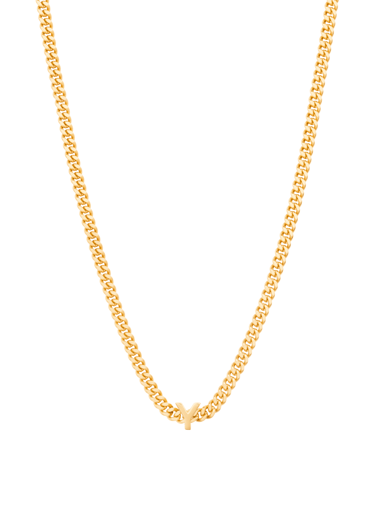 alphabet necklace with pendant Y Necklaces