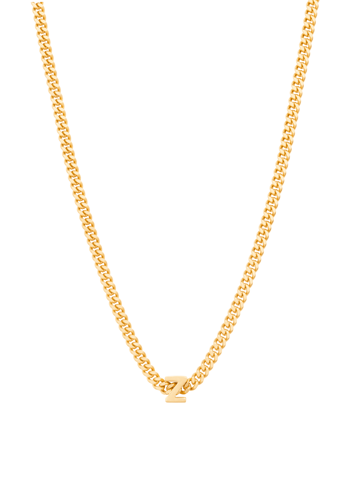 alphabet necklace with pendant Z Necklaces