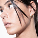 amina double layer earrings earrings