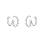 amina double layer earrings earrings