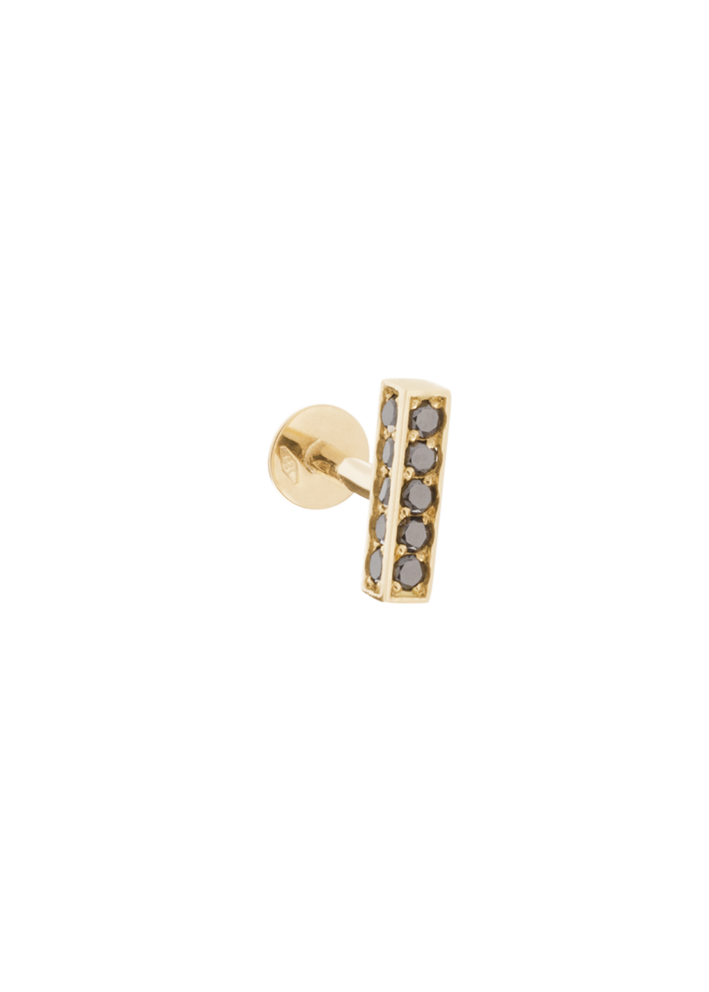 clou belli 18k diamant noir
