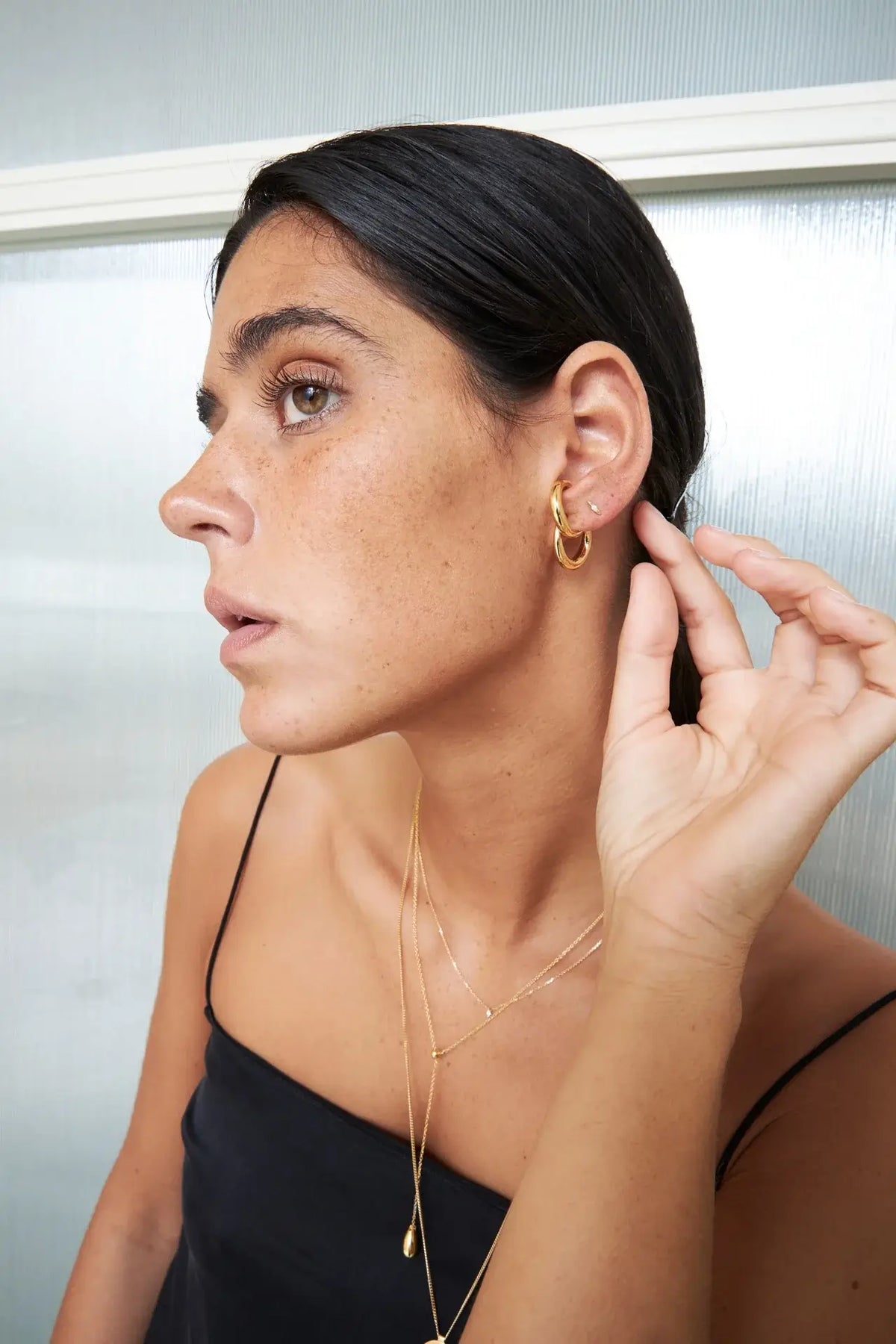 Clara Hidden Hoop Earrings Earrings