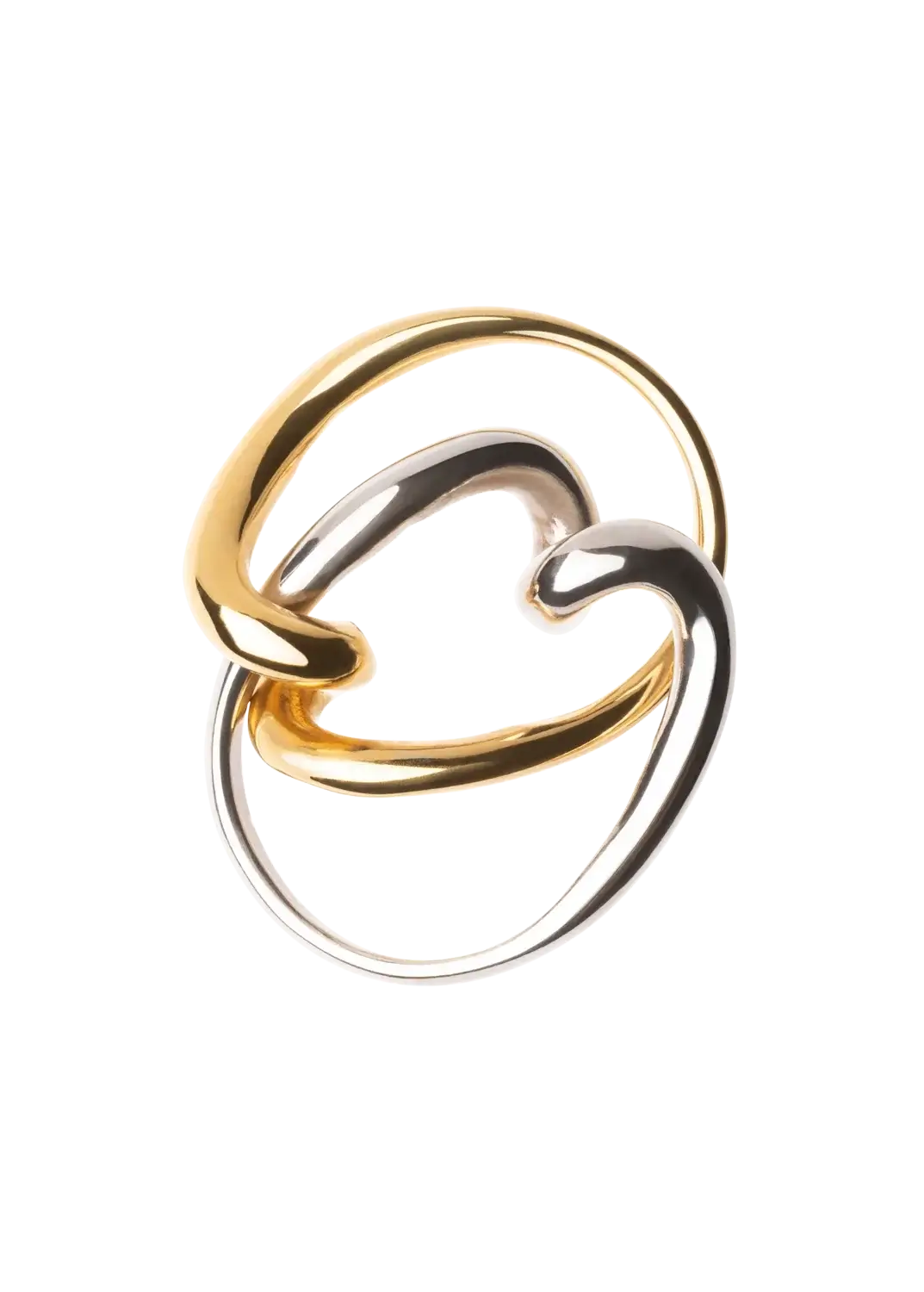 bague double bicolore Anneaux