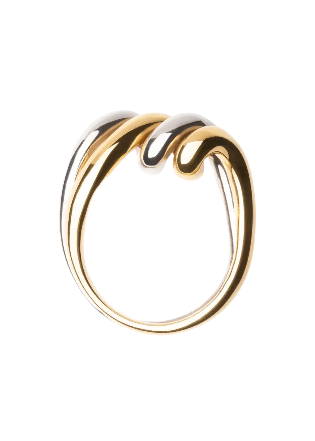 bague double bicolore Anneaux