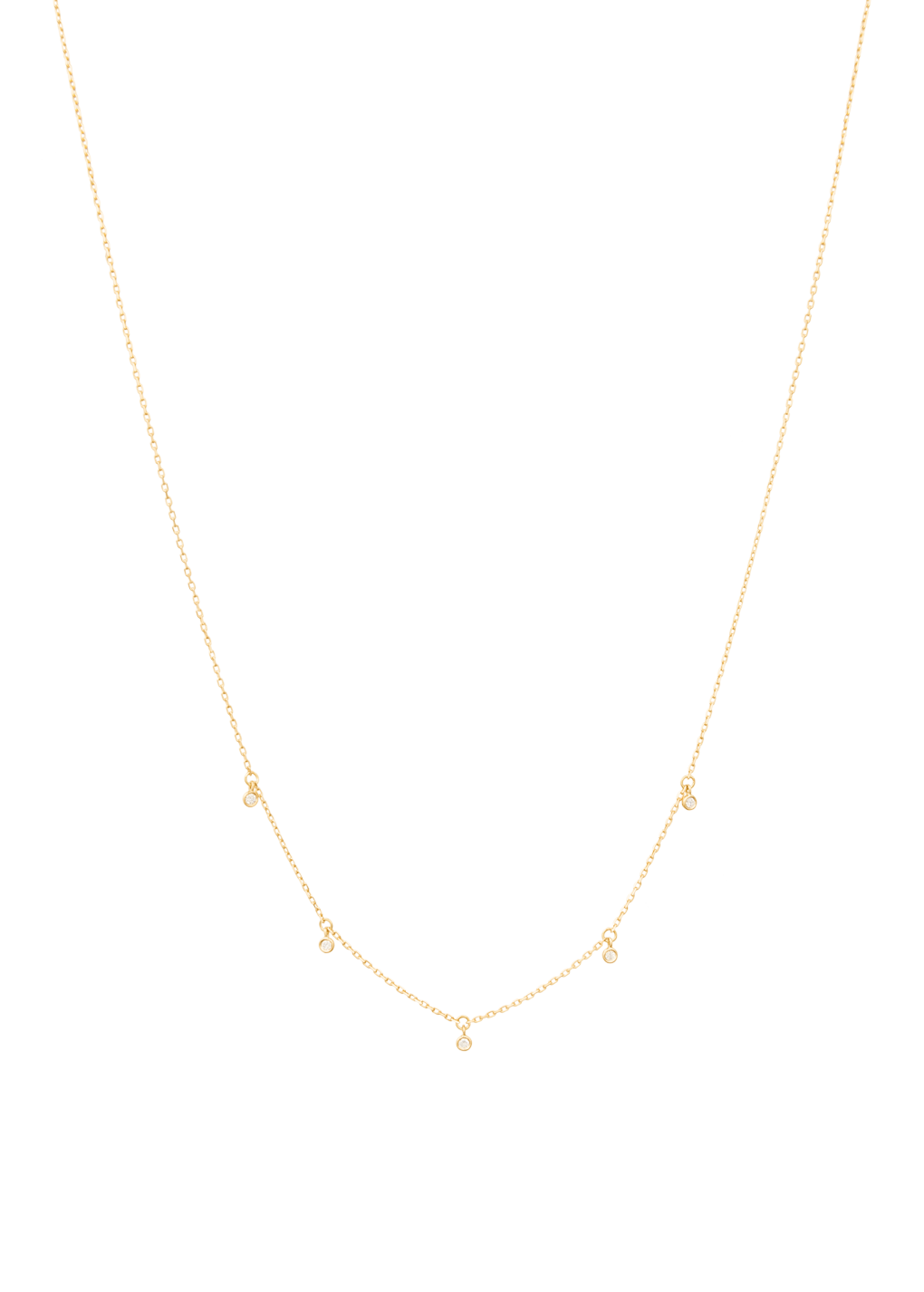 collier five lucky diamants 18k
