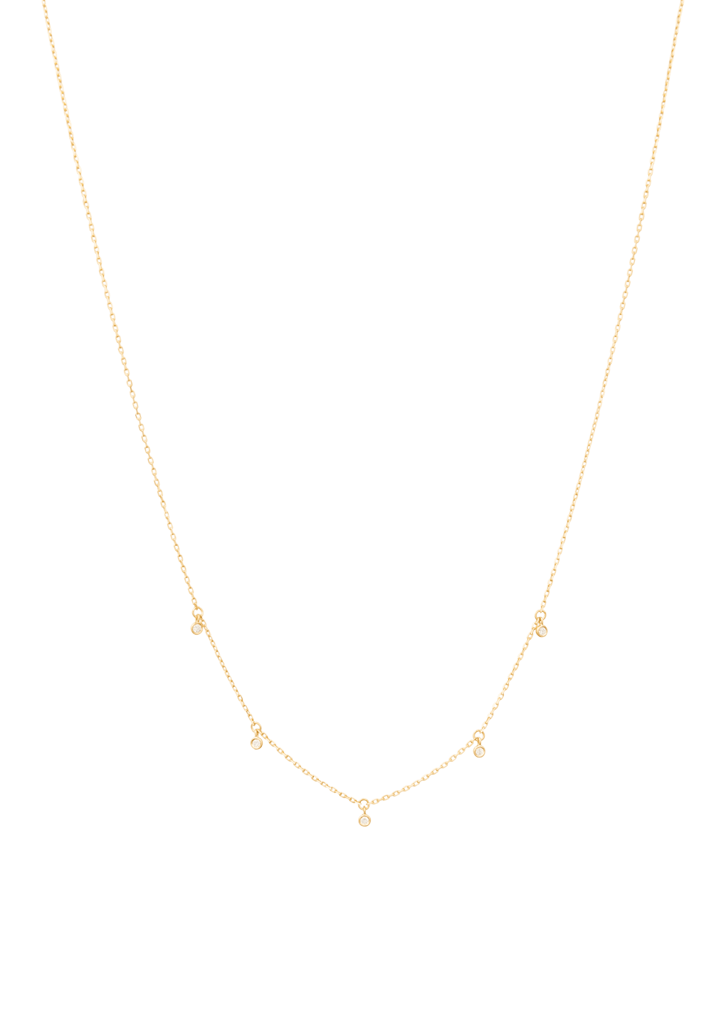 collier cinq diamants chanceux 18k Colliers