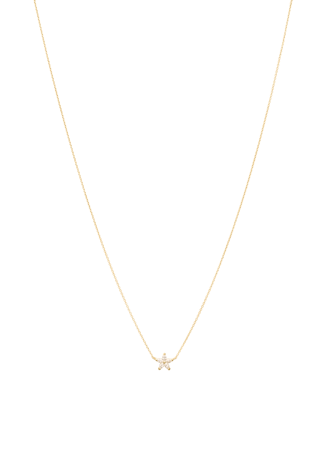 collier fleur en diamants 18k Colliers