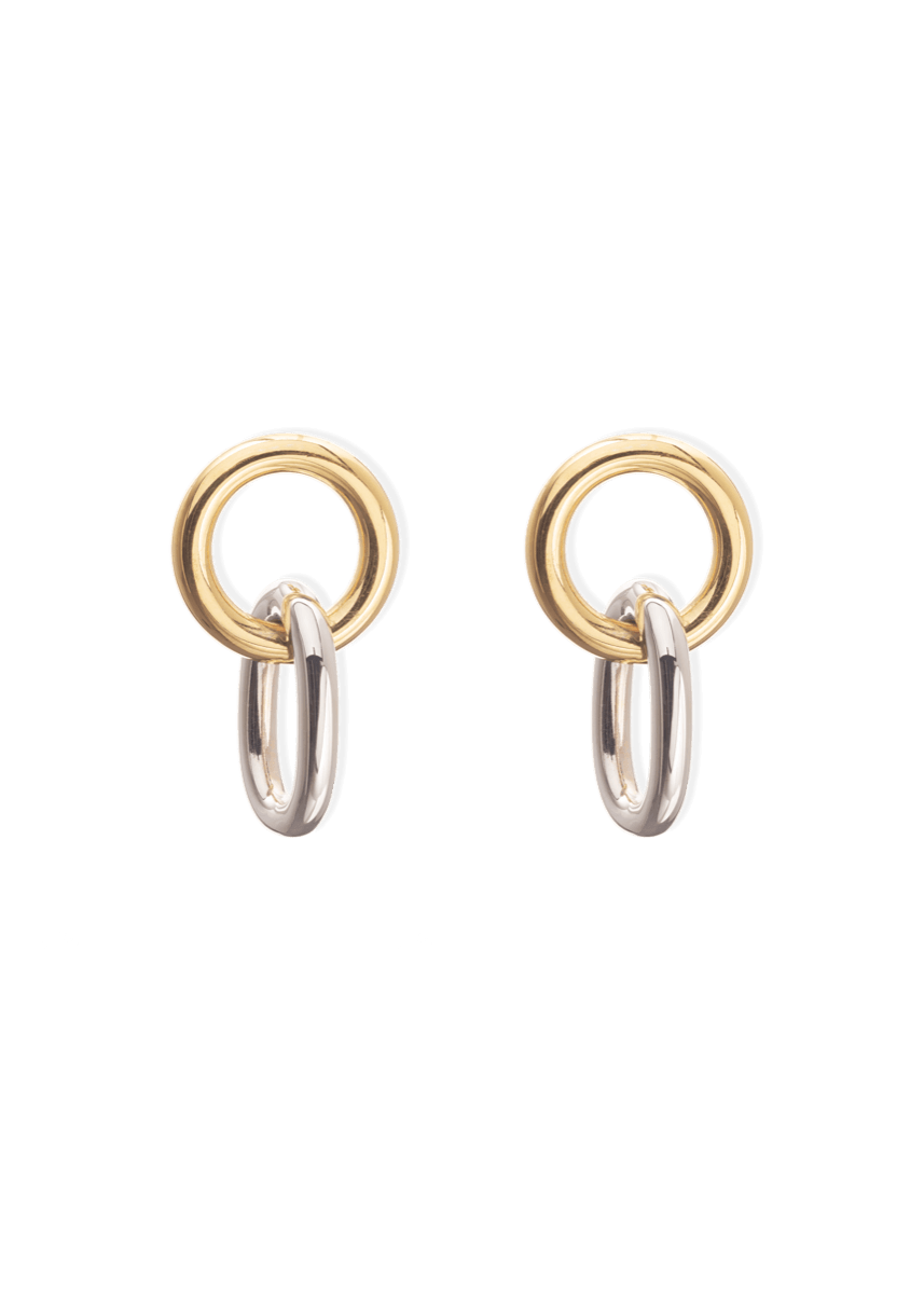 boucles d'oreilles Gilda bicolores