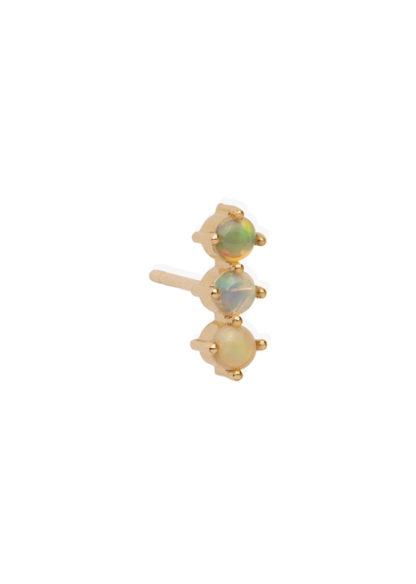 boucle d'oreille laila 18k opala