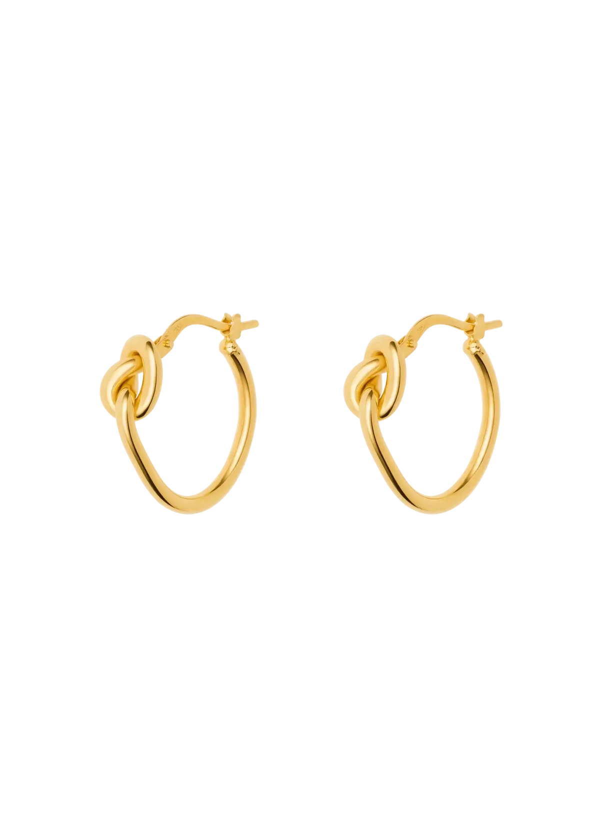 Boucles d'oreilles Lucilla Knot Huggies