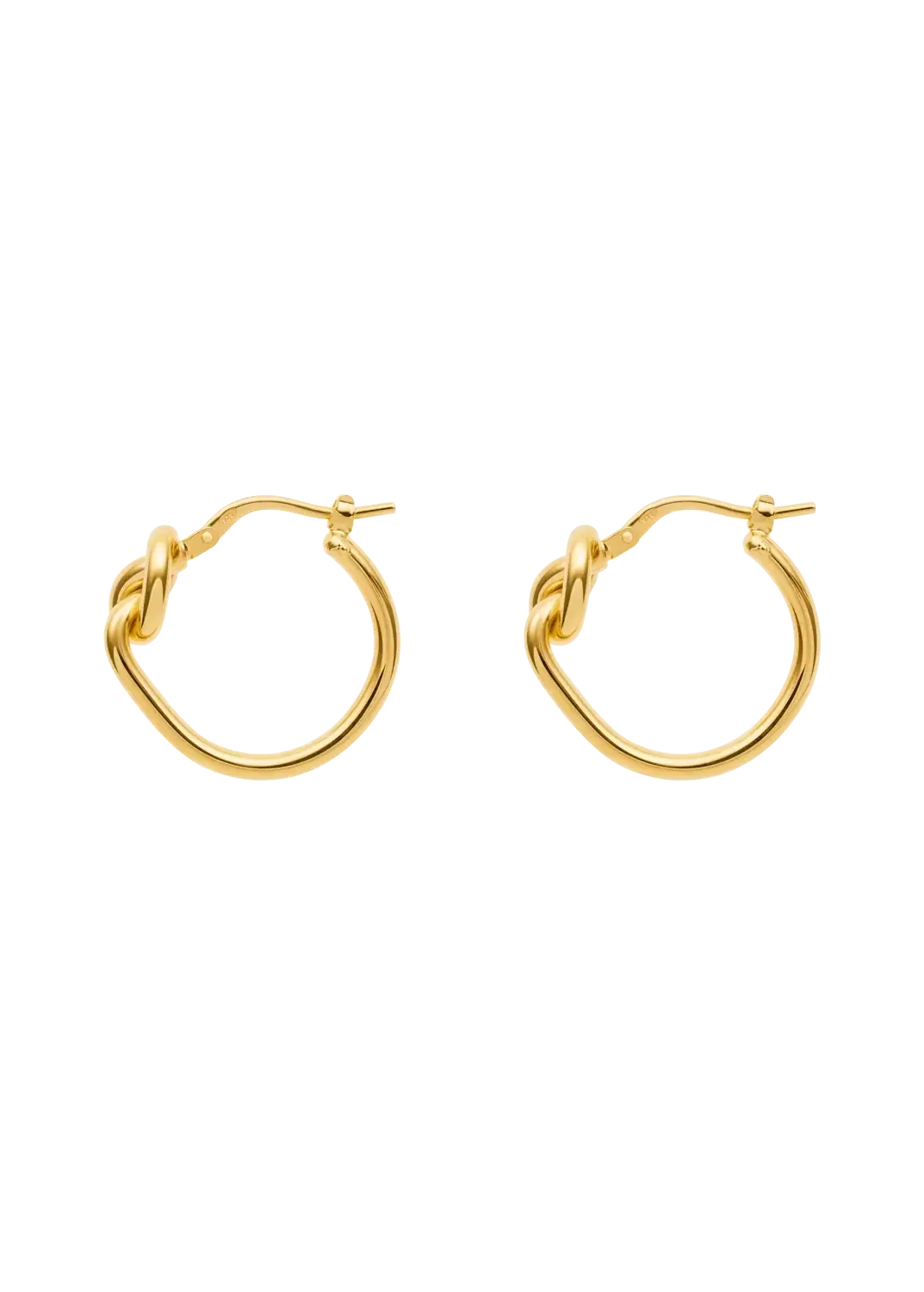 Boucles d'oreilles Lucilla Knot Huggies