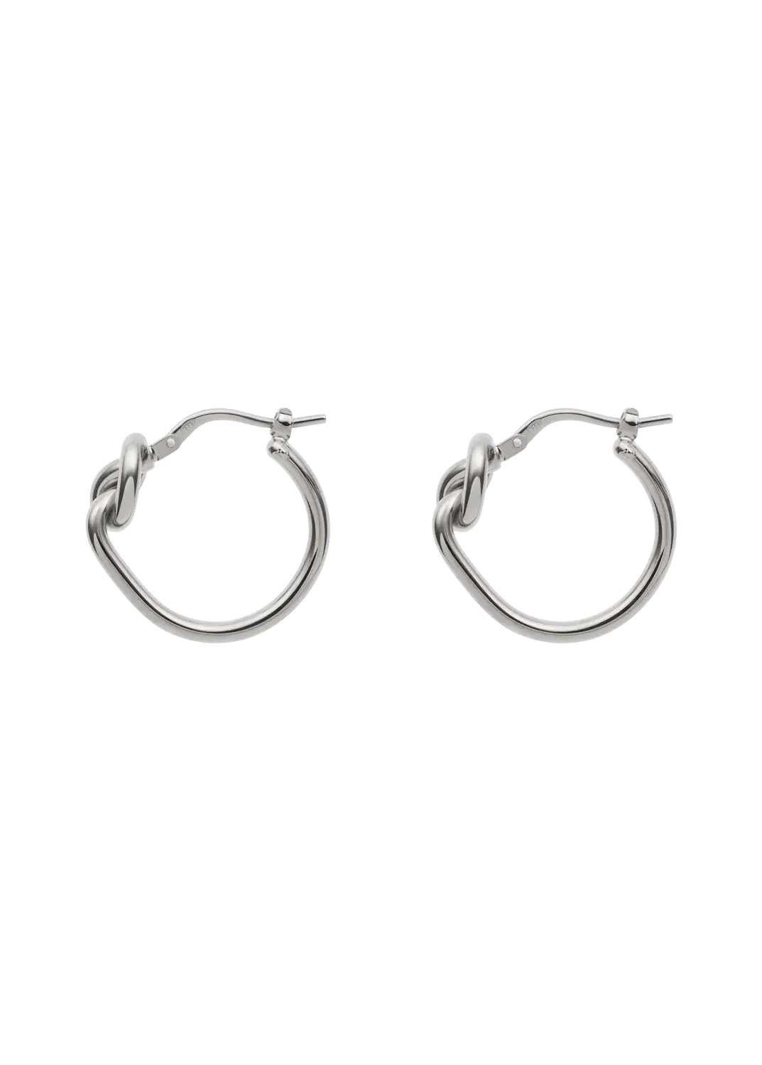 Boucles d'oreilles Lucilla Knot Huggies
