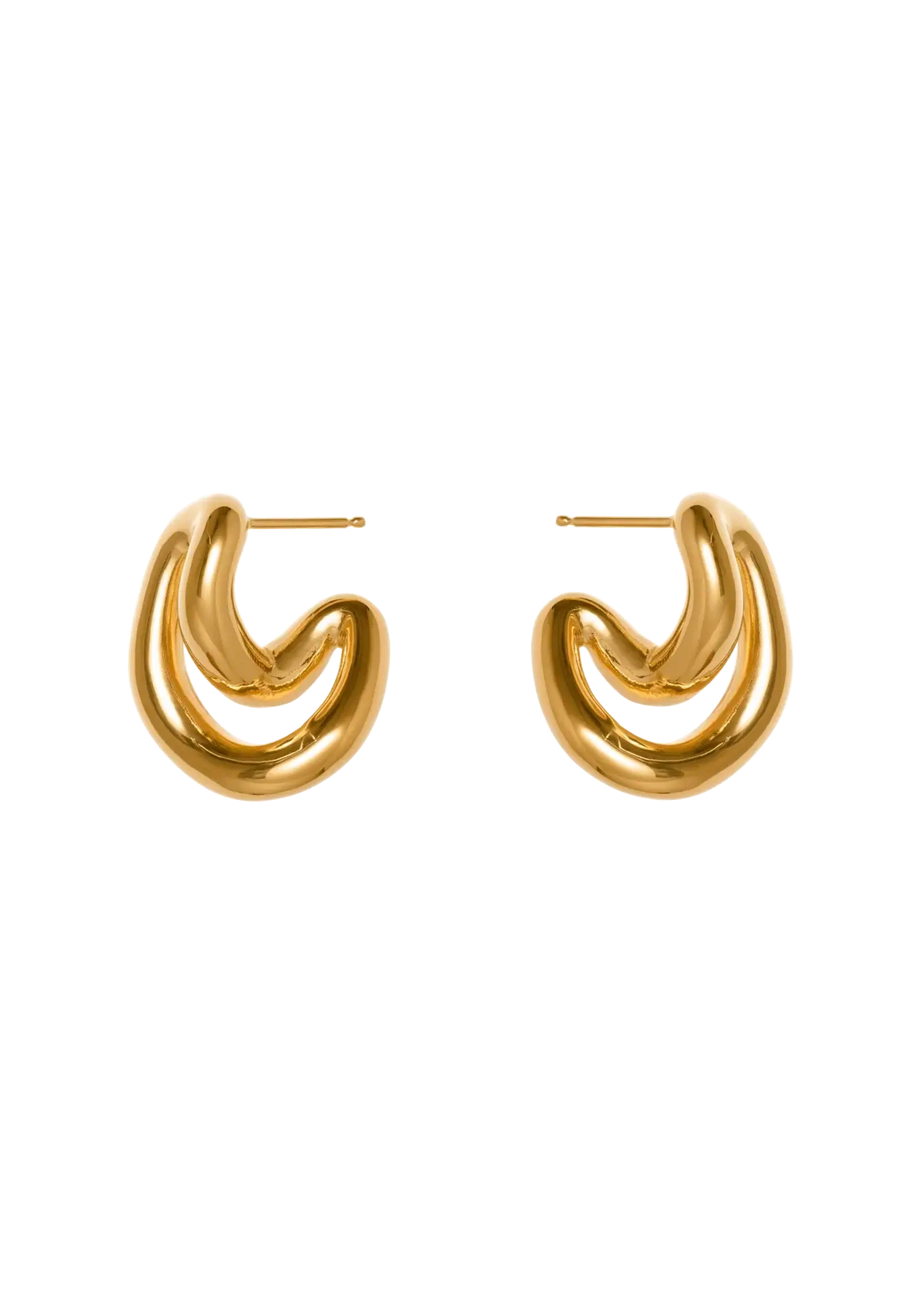 Boucles d'oreilles spirale Luna