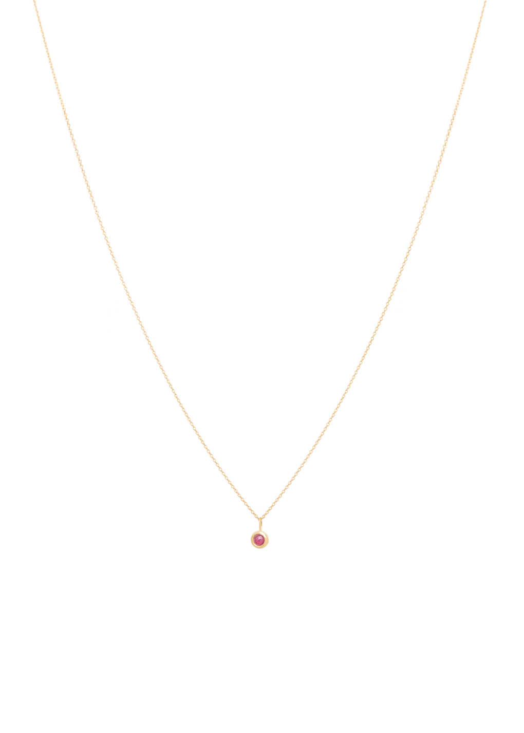 collier mock 18k rubi