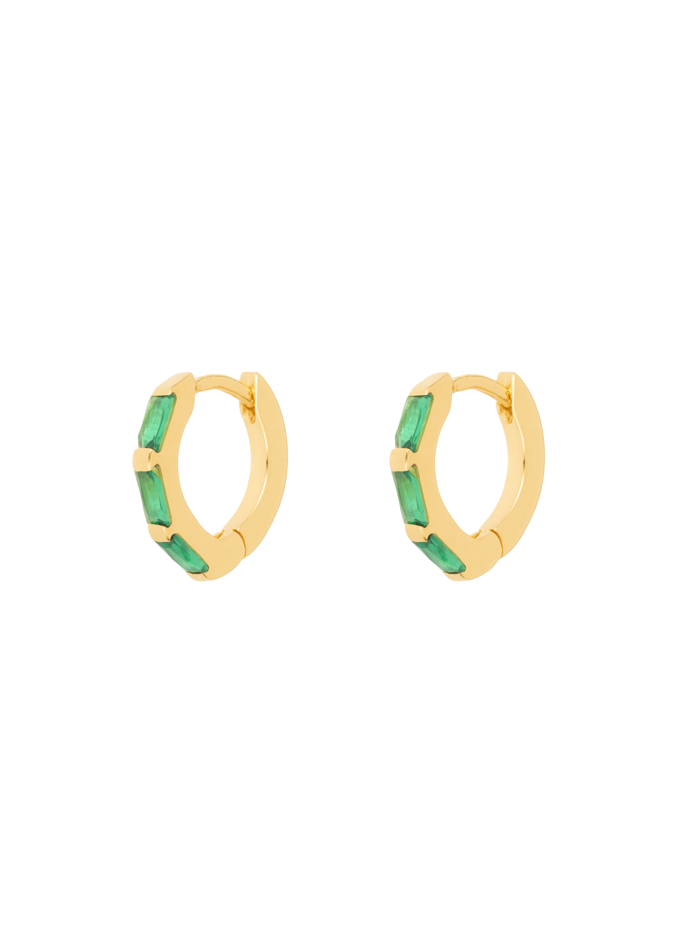 boucles d'oreilles norma émeraude