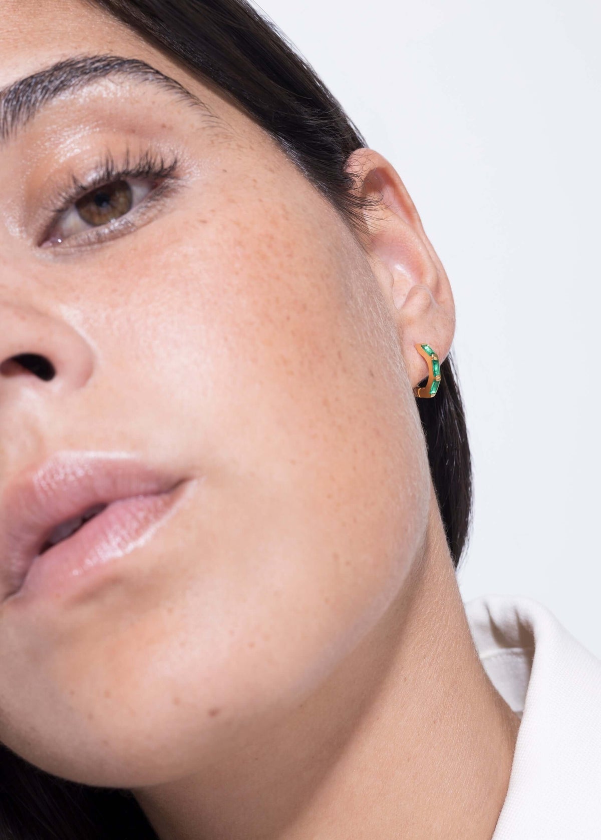 boucles d'oreilles norma vertes Boucles d'oreilles