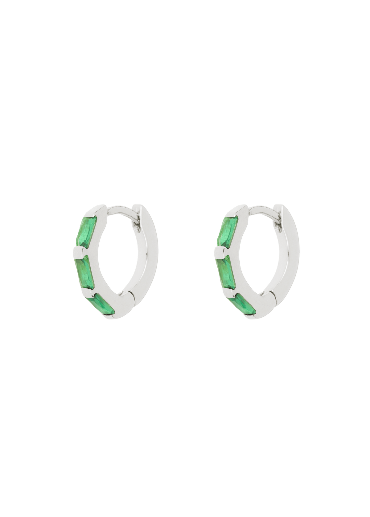 boucles d'oreilles norma vertes Boucles d'oreilles