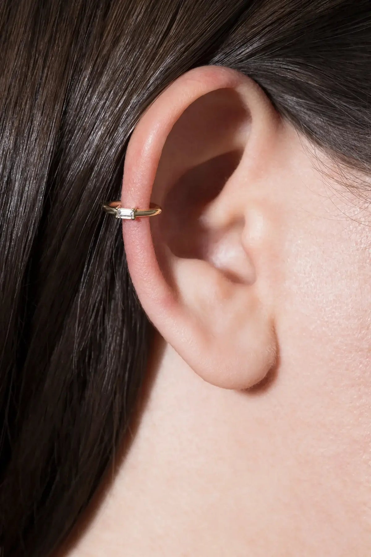 Selene Diamond 18k Ear Cuff Earrings