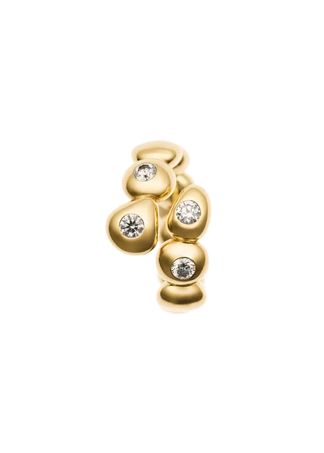 bague sphère imparfaite en diamant 18k Bagues