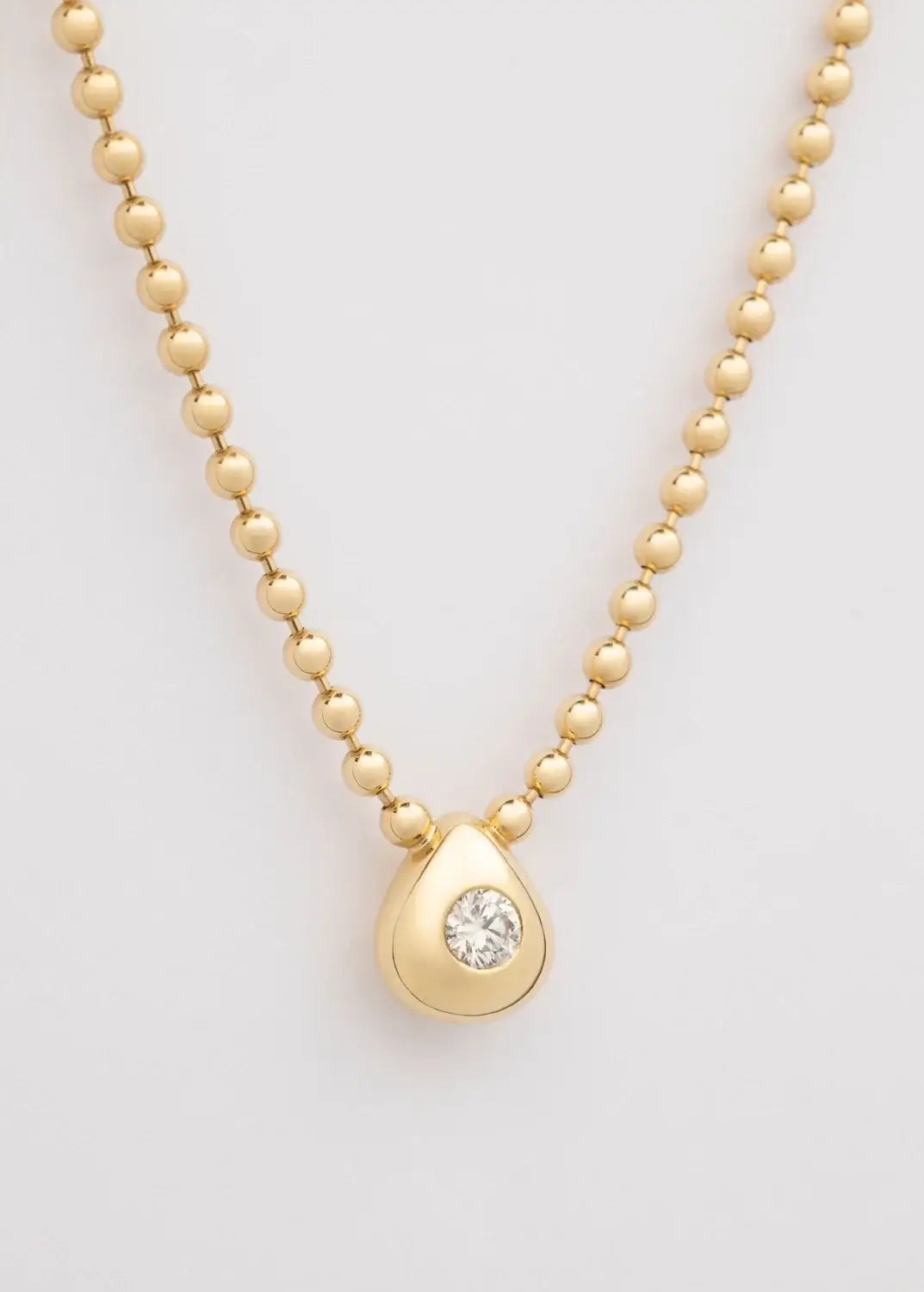 Unperfect sphere chain 18k diamond necklace Necklaces