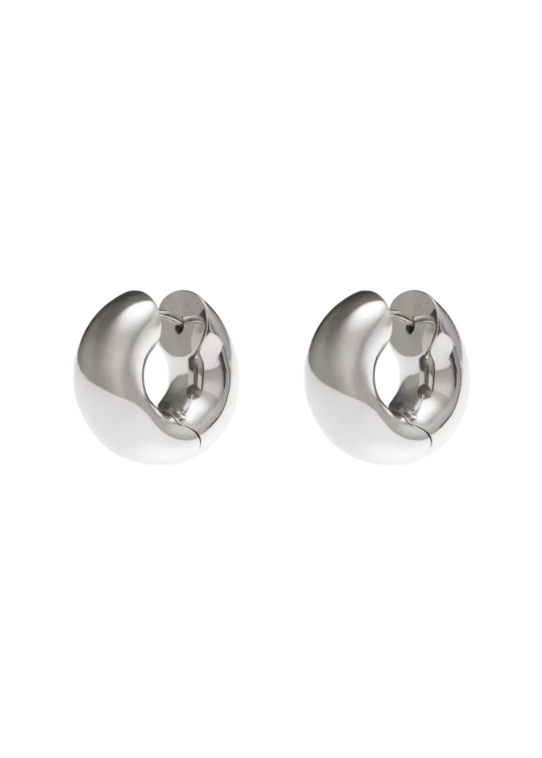 boucles d'oreilles mini créoles violettes