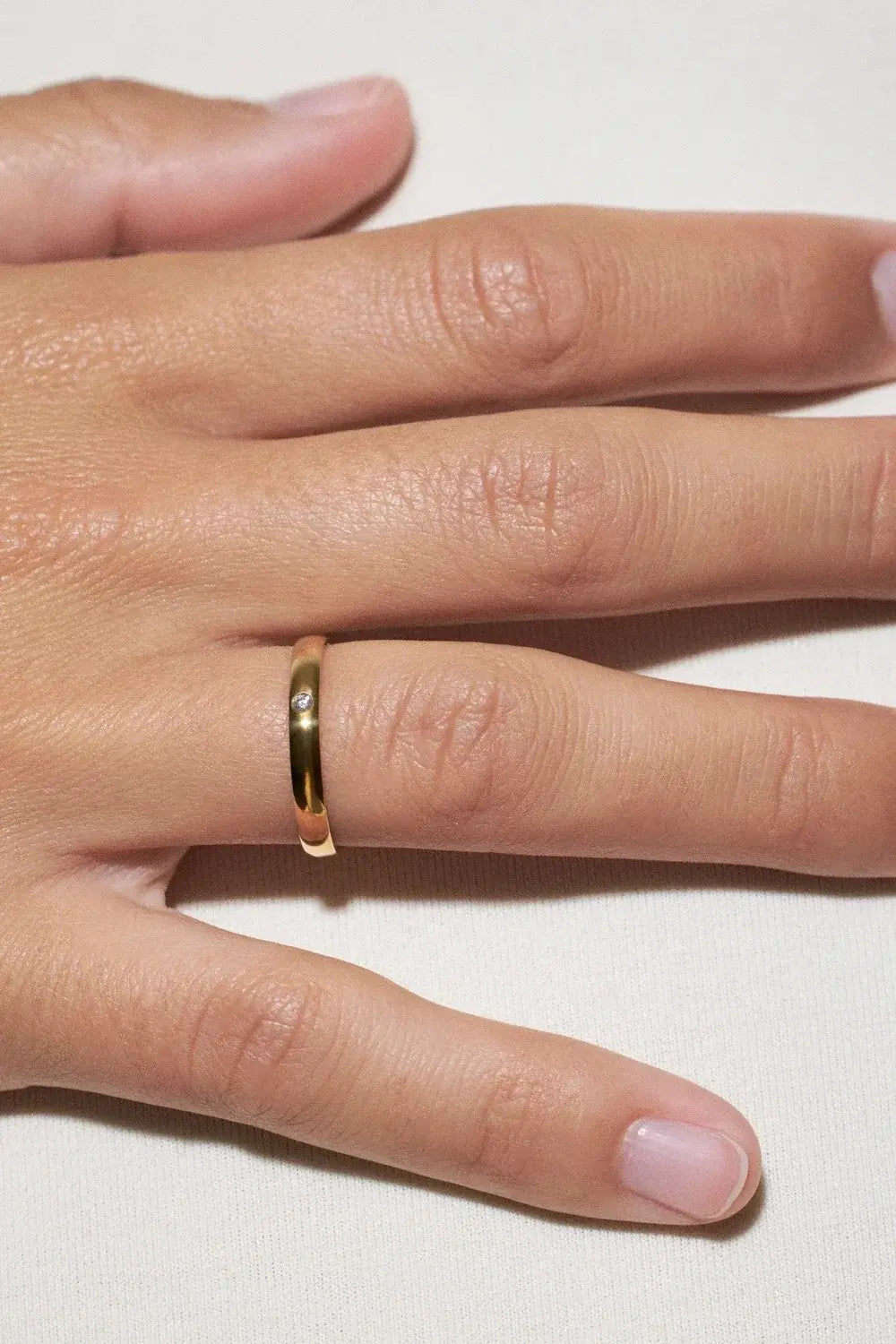 bague de fiançailles en or 18 carats avec diamant Rings