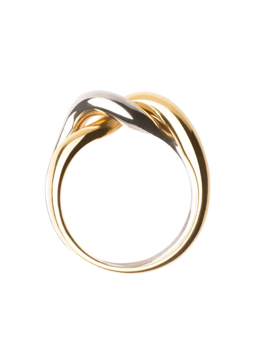 bague double tissée Anneaux
