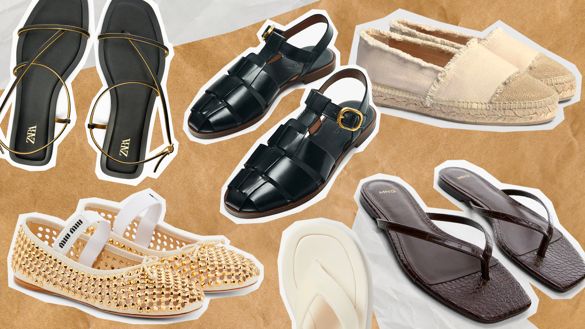 5 trendy [but never out of style] flat shoes for summer