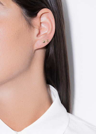 boucle d'oreille clou vide 18k Boucles d'oreilles