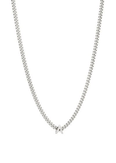 alphabet necklace with pendant A Necklaces