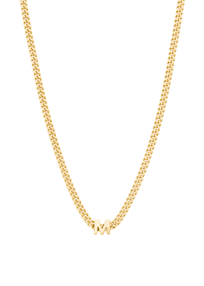 collier alphabet avec pendentif M Colliers