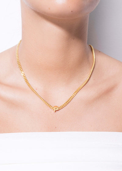 alphabet necklace with pendant P Necklaces