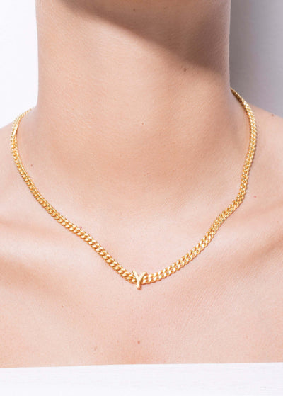 alphabet necklace with pendant Y Necklaces