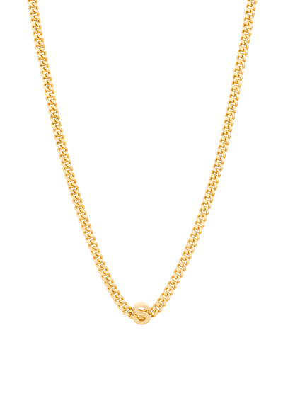 alphabet necklace with pendant S Necklaces