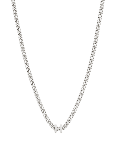 alphabet necklace with pendant H Necklaces