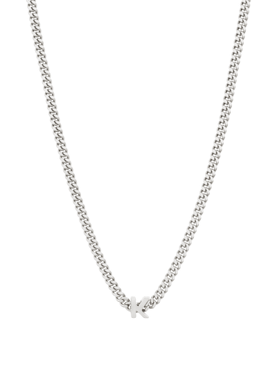 alphabet necklace with pendant K Necklaces