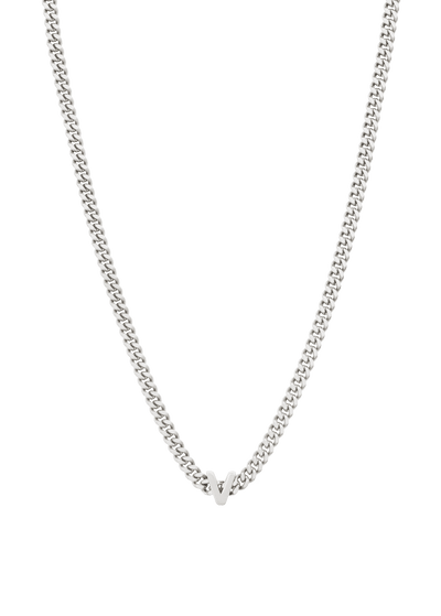 collier alphabet avec pendentif V Colliers